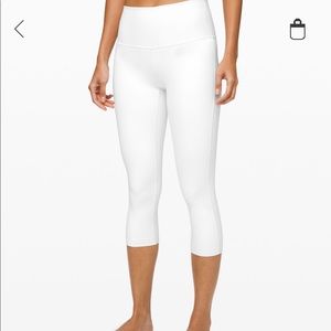 Sky blue Lululemon capris